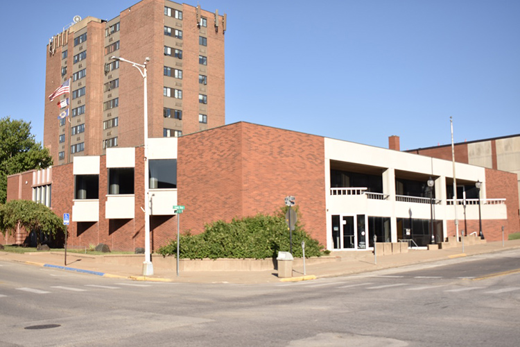 The exterior of the Musser Public Library before construction. (SC photo) 2024/07/AB-Musser-Public-Library.jpg 