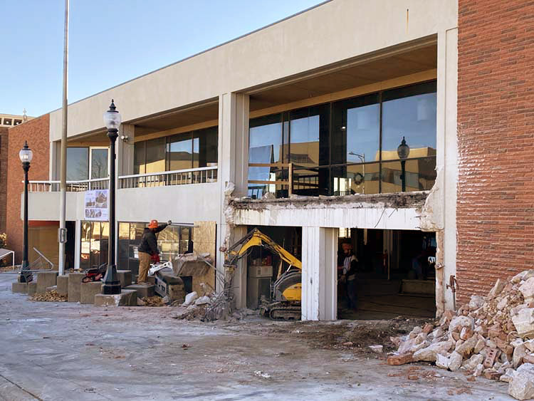 Early construction. (Graham photo) 2024/07/Graham-Outer-demo.jpg 
