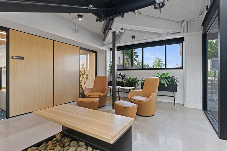 Seating in the living room. (Clay Whisler photo) 2024/07/stanley-center-2024-095-CW-750x500-1.jpg 