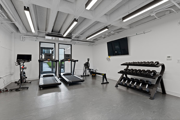Fitness room. (Clay Whisler photo) 2024/07/stanley-center-2024-119-CW-750x500-1.jpg 